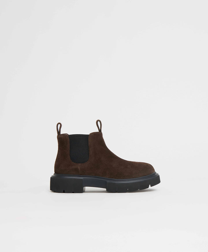 Camilla Boot - Espresso Suede - View 1
