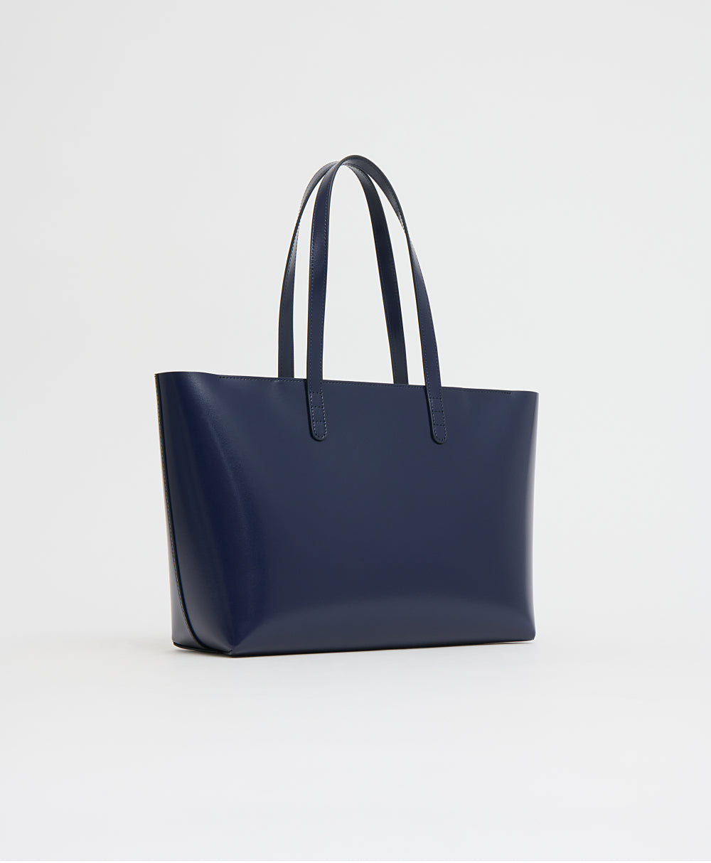 Small Zip Tote - Blue