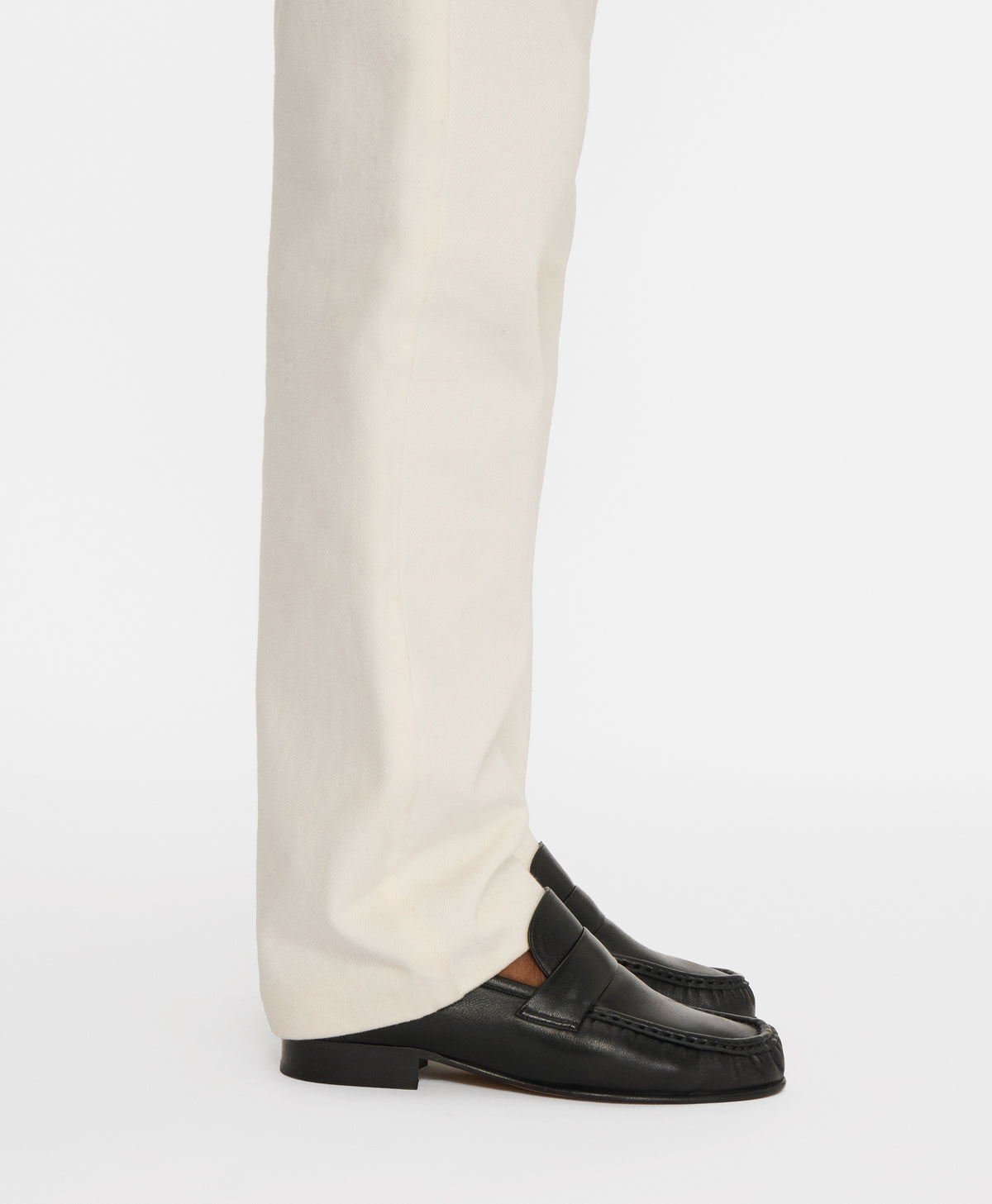 Ruched Loafer - on model