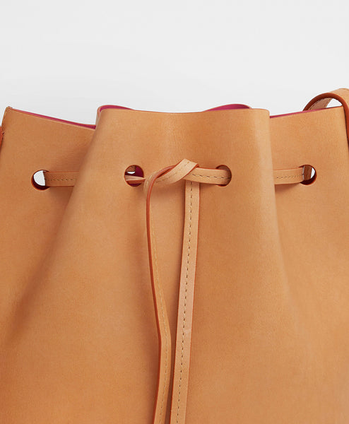 Mini Bucket Bag - Cammello/Dolly