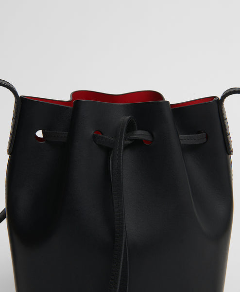 Mansur Gavriel Mini Mini Saffiano Leather Bucket Bag Brand New w Tag  Authentic