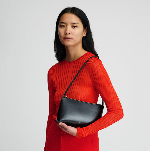 Gaia Shoulder Bag - Black/Flamma Gaia Shoulder Bag - Black/Flamma