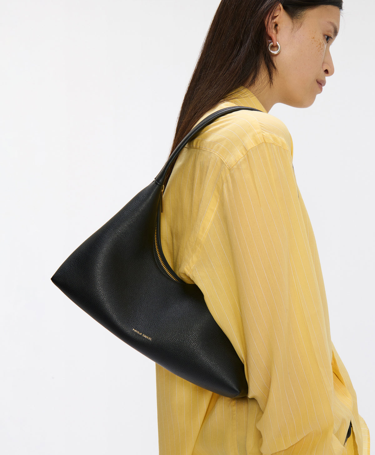 Model wears the Candy Baguette in Black