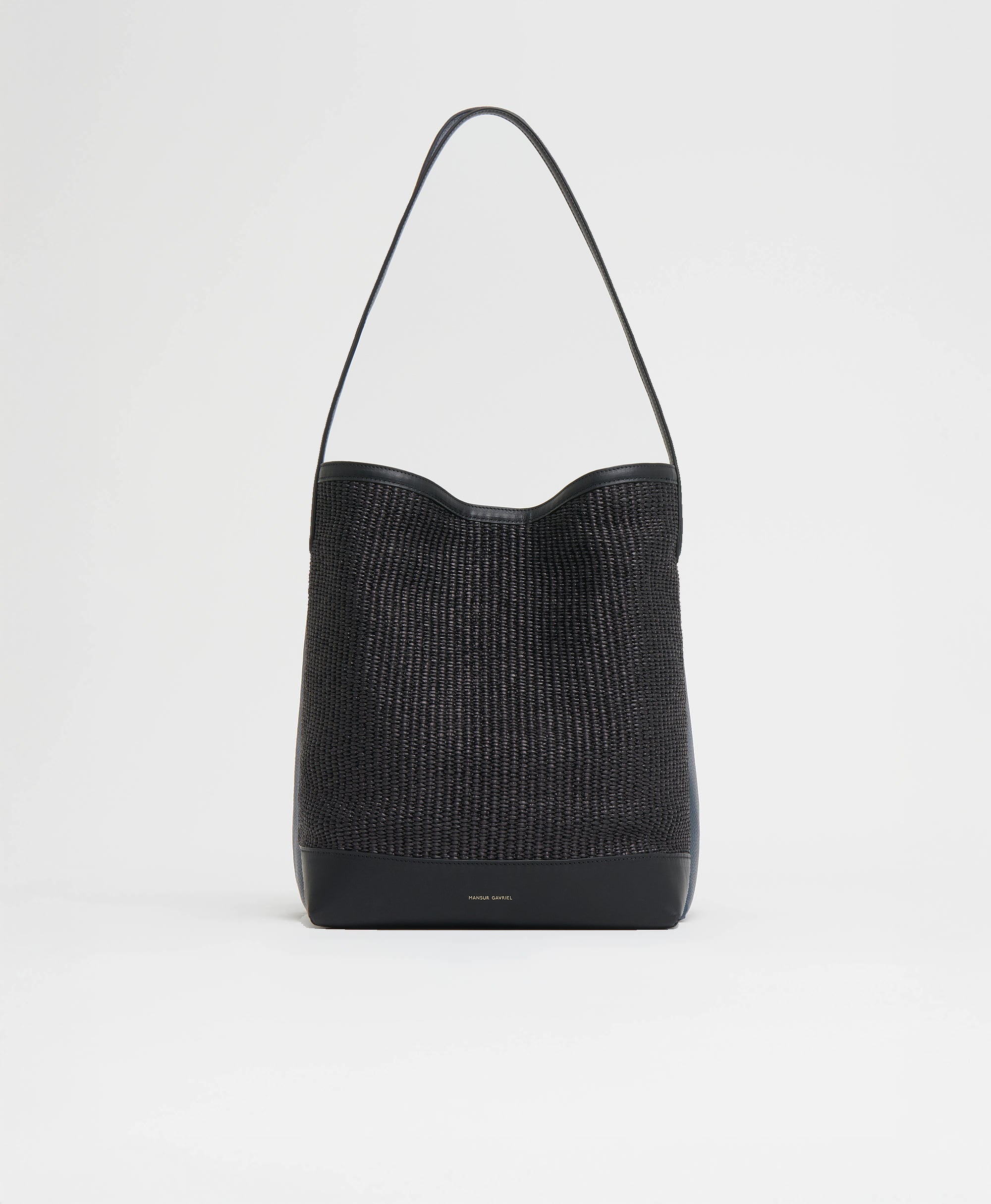 Everyday Cabas - Black Raffia