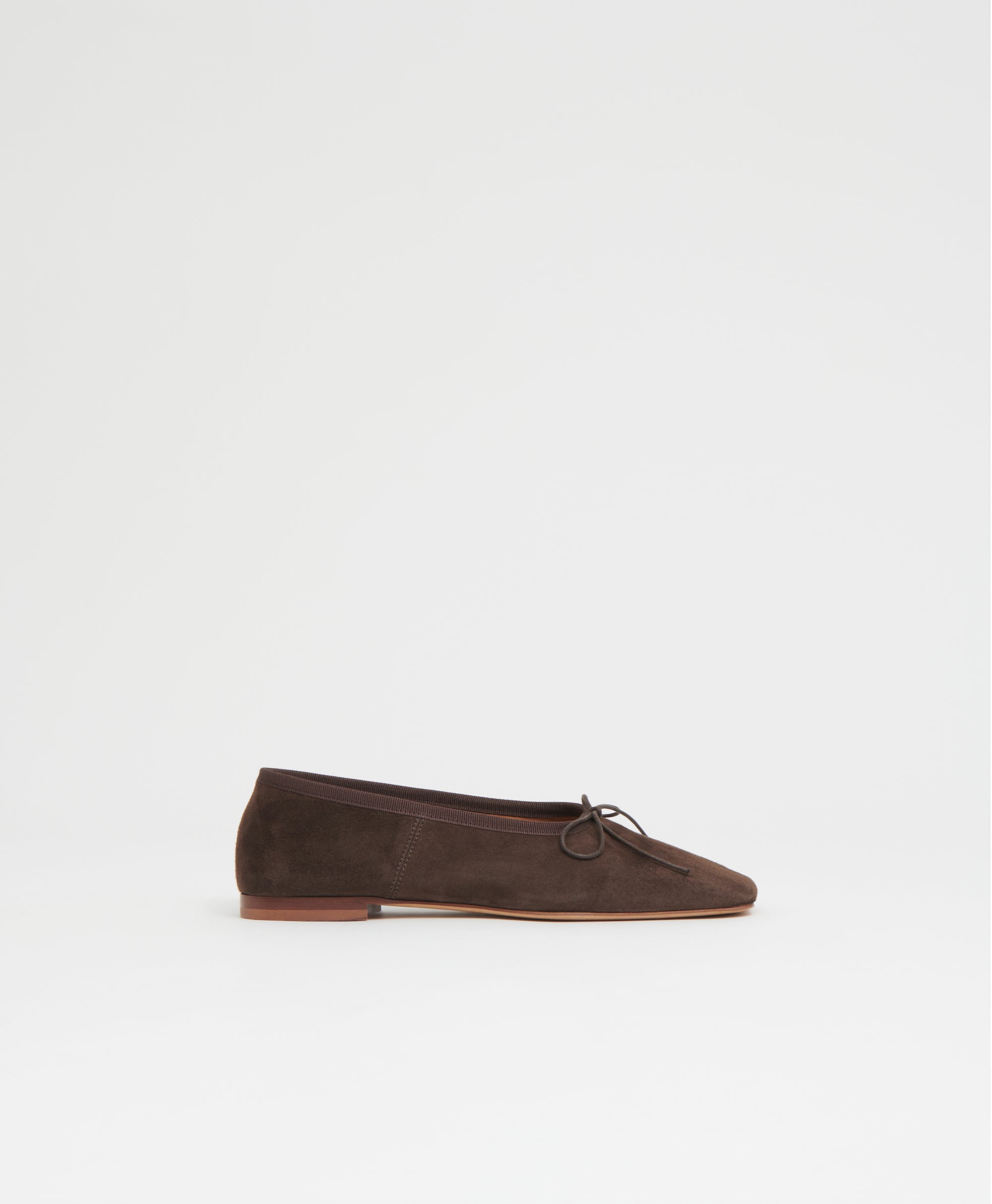 Square Toe Ballerina - Espresso