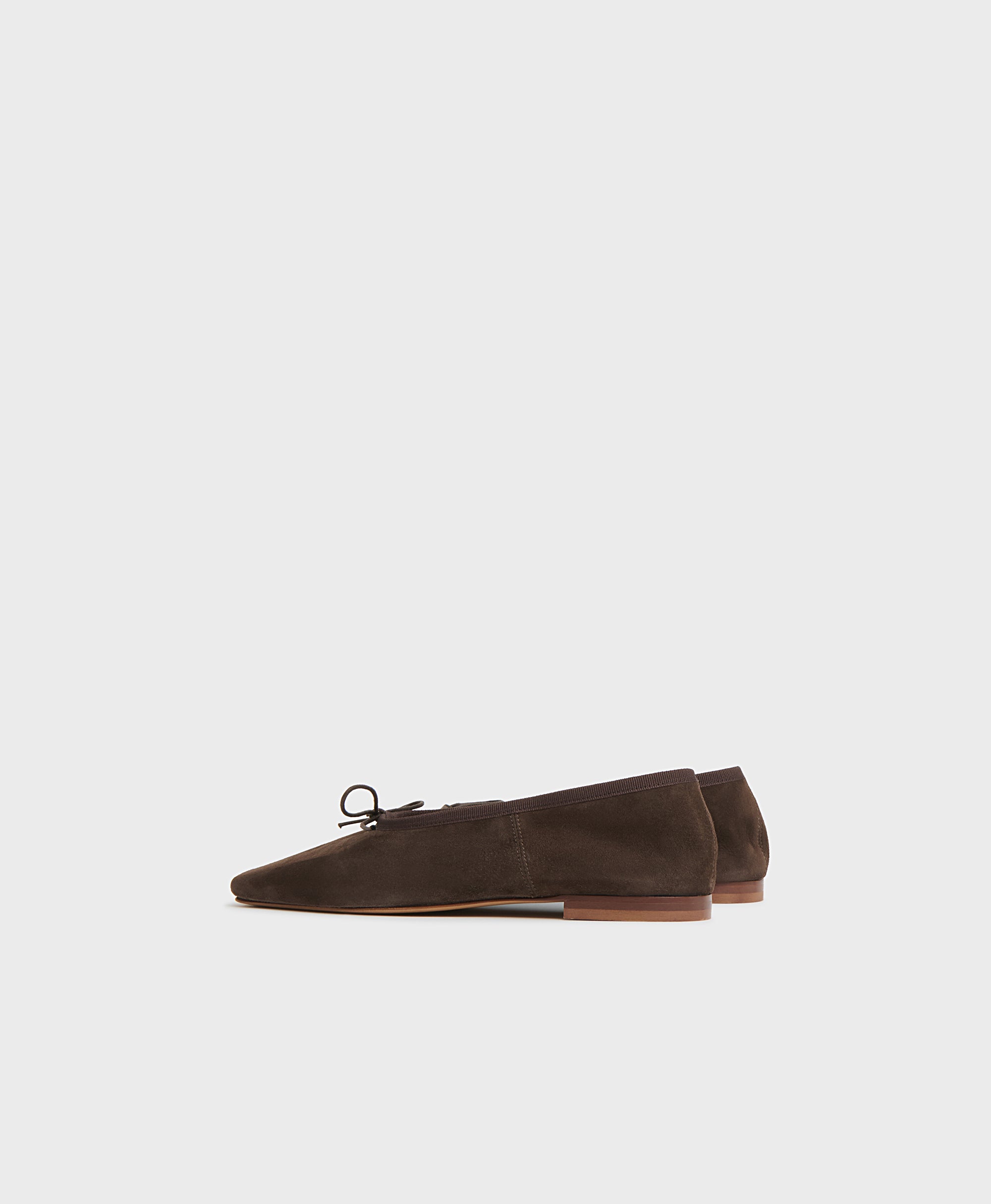 Square Toe Ballerina - Espresso