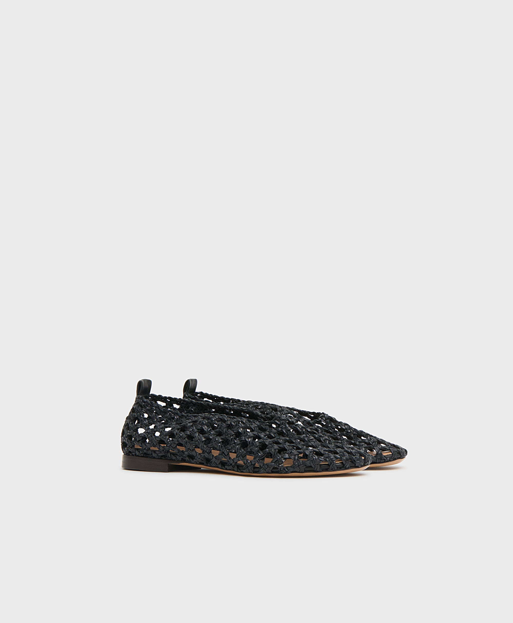 Woven Ballerina - Black - View 2