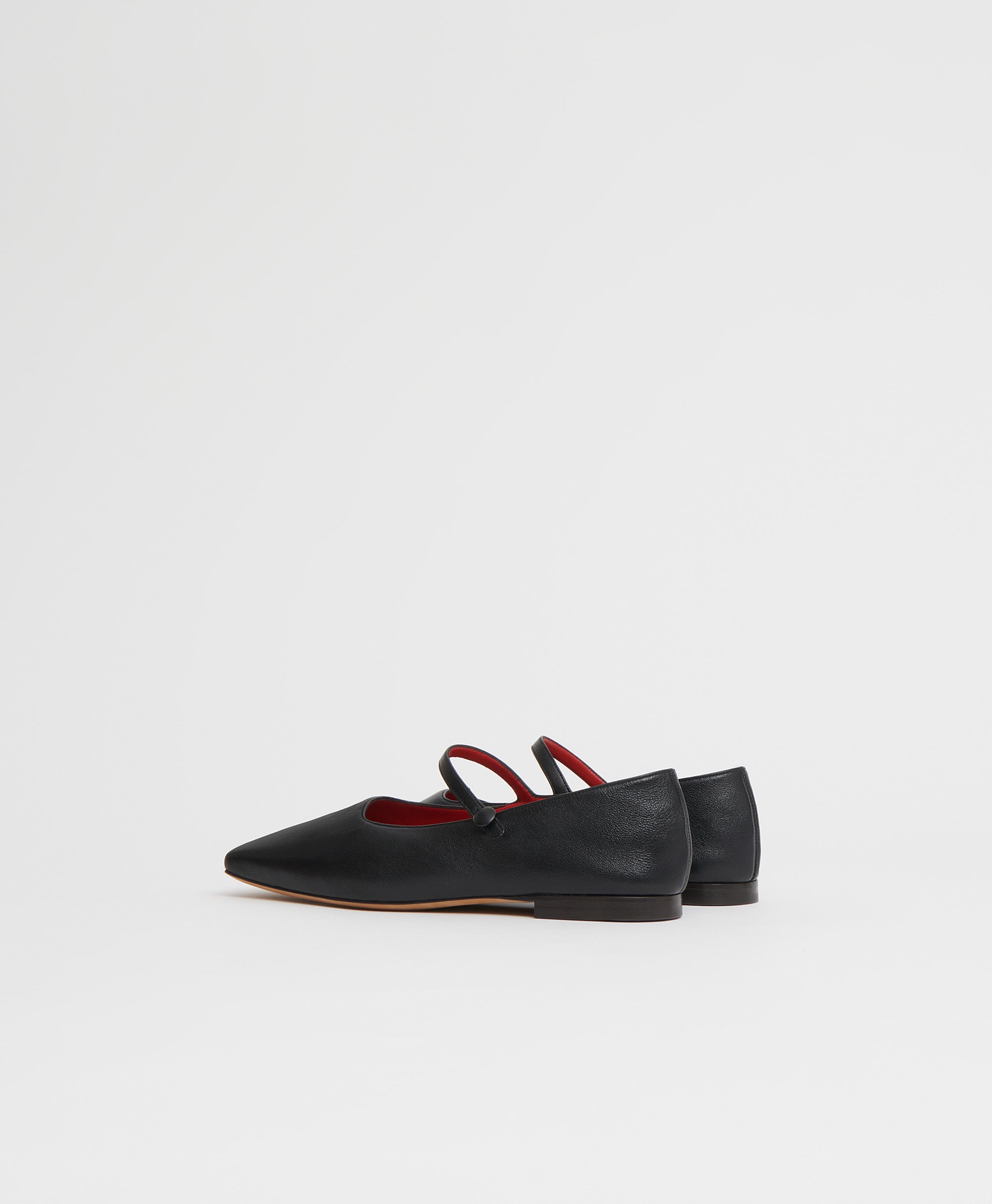 Square Toe Mary Jane - Black/Flamma - View 2