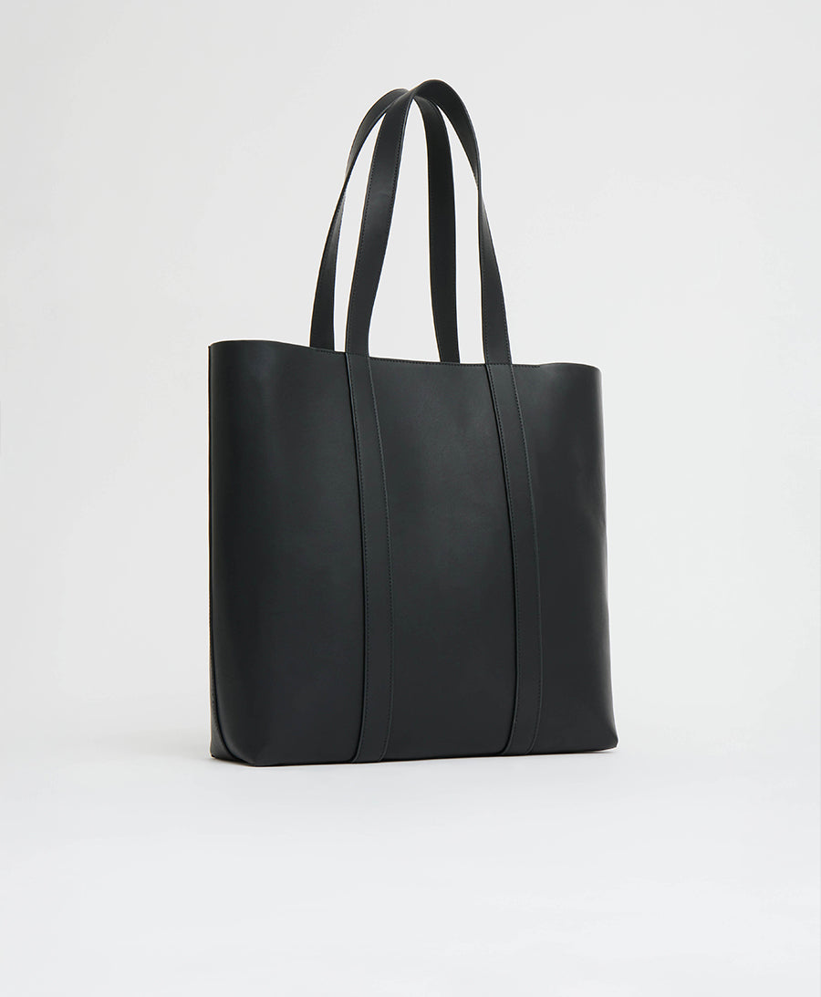 Medium North/South Tote - Black