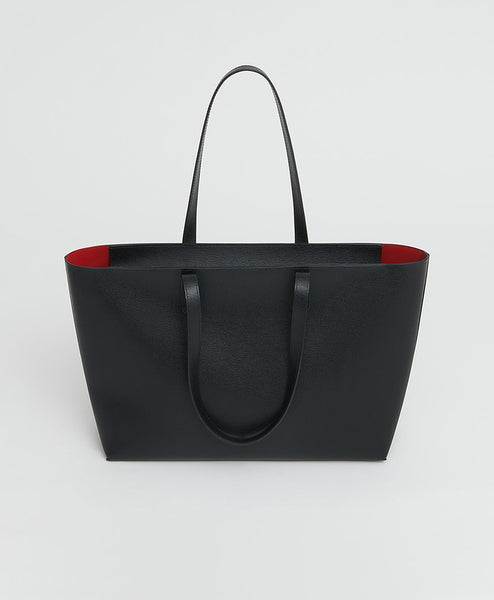 NWT $545 Mansur Gavriel Small Zip top Black Leather Shoulder Tote Bag