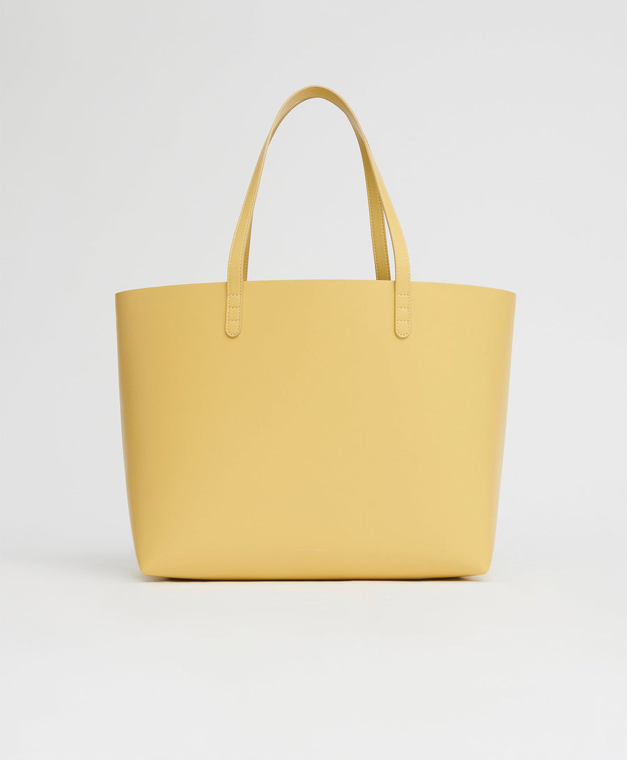 Vegan Apple Large Tote - Limone/Camel