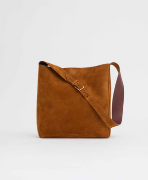 Box Tote - Saddle