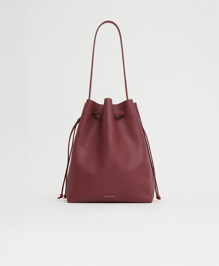 Drawstring Cabas - Oxblood
