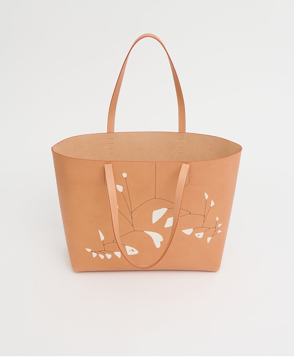 Alexander Calder Large Tote - Cammello