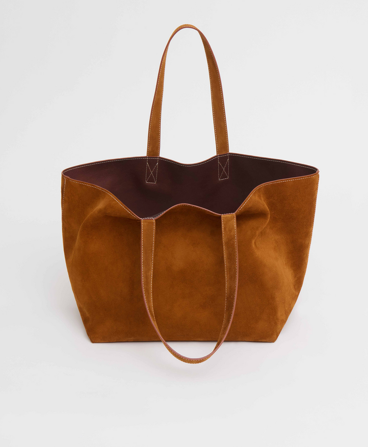 Carryall Tote - Saddle Suede