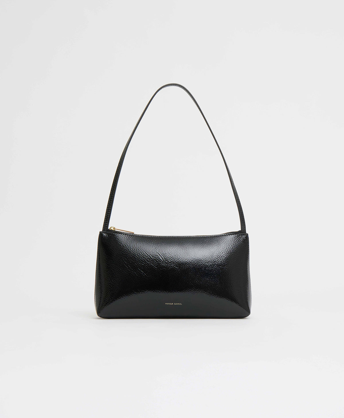 Mansur Gavriel Gaia Shoulder Bag - Black Naplak