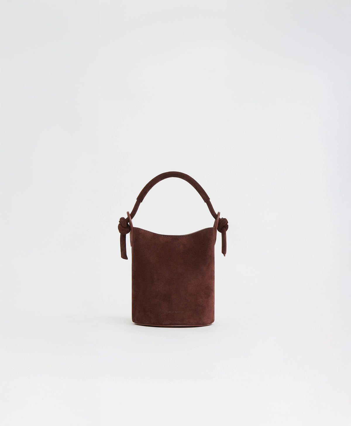 Mini Mini Fortuna Bucket - Chocolate Suede