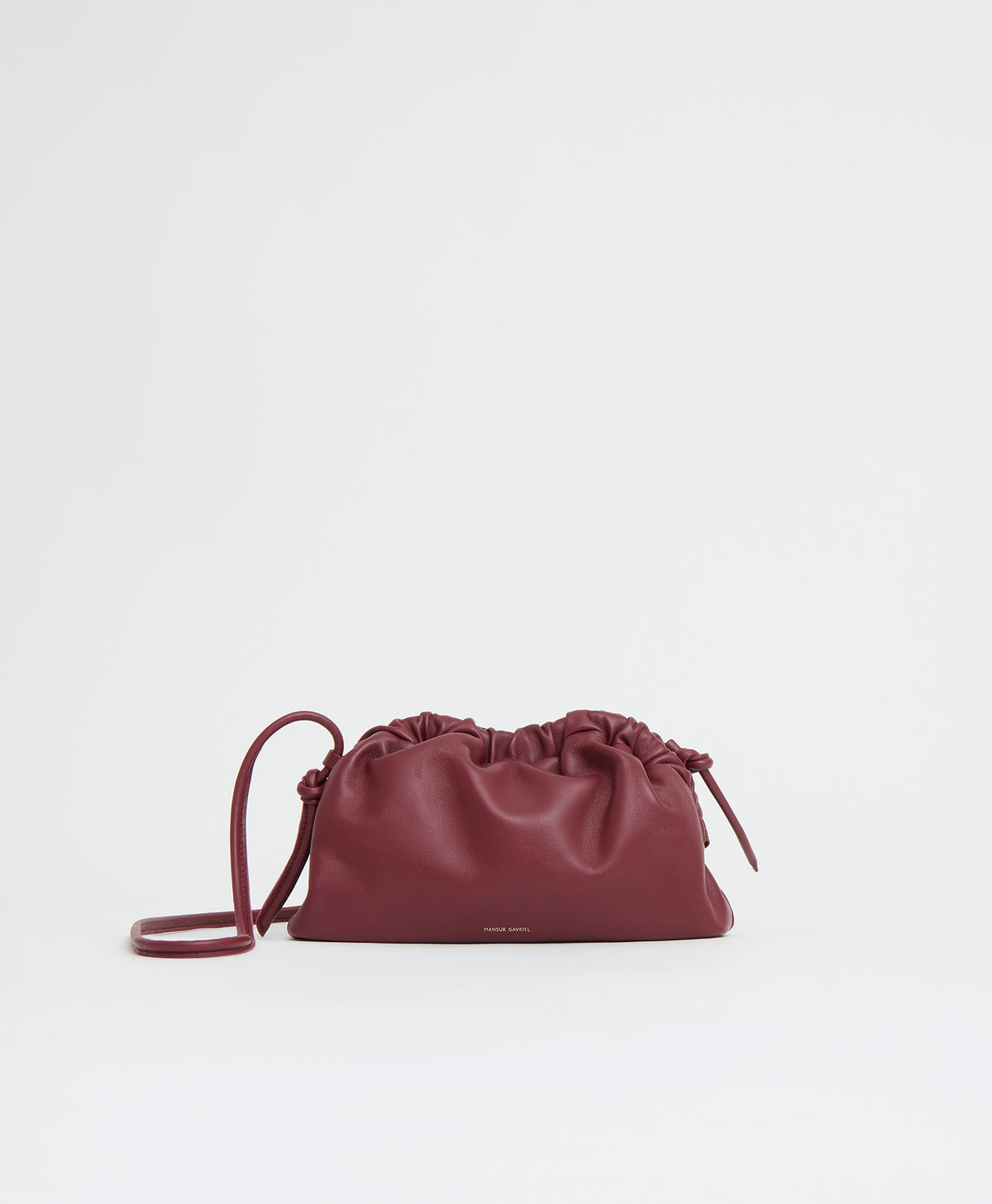 Mini Cloud Clutch - Oxblood