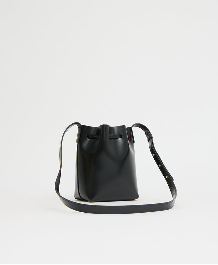 MINI BUCKET BAG 18 IN BLACK SAFFIANO LEATHER main image 1