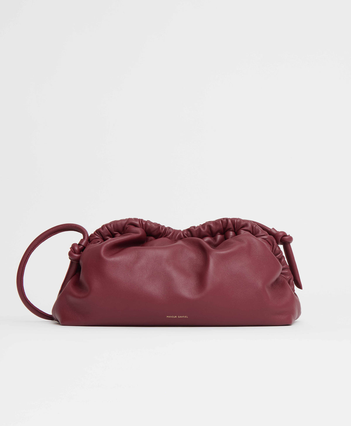 Oversized Cloud Clutch - Oxblood