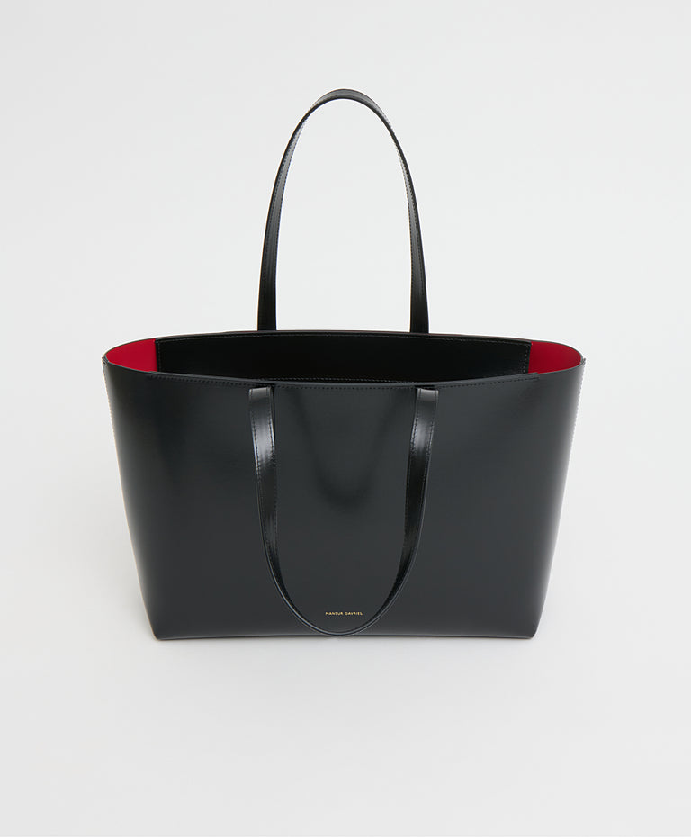 Small Zip Tote - Black/Flamma