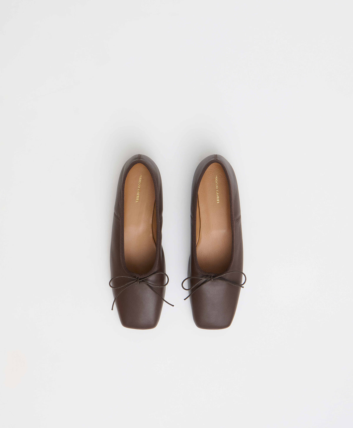 Square Toe Ballerina - Chocolate
