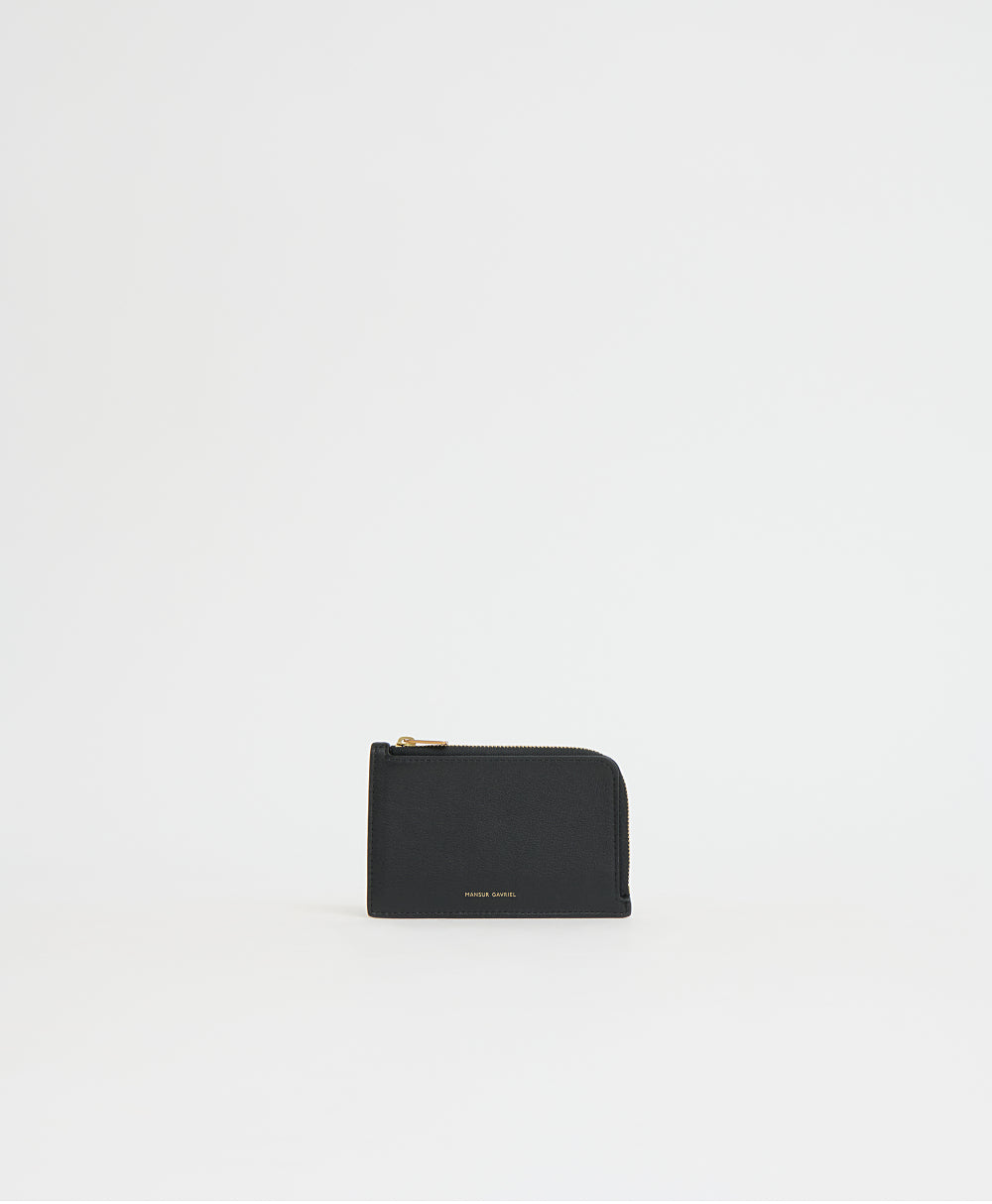 Zip Card Holder - Black