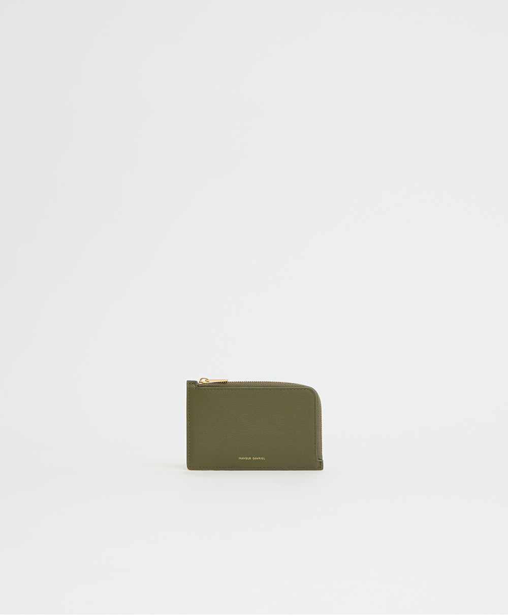 Zip Card Holder - Cardamom