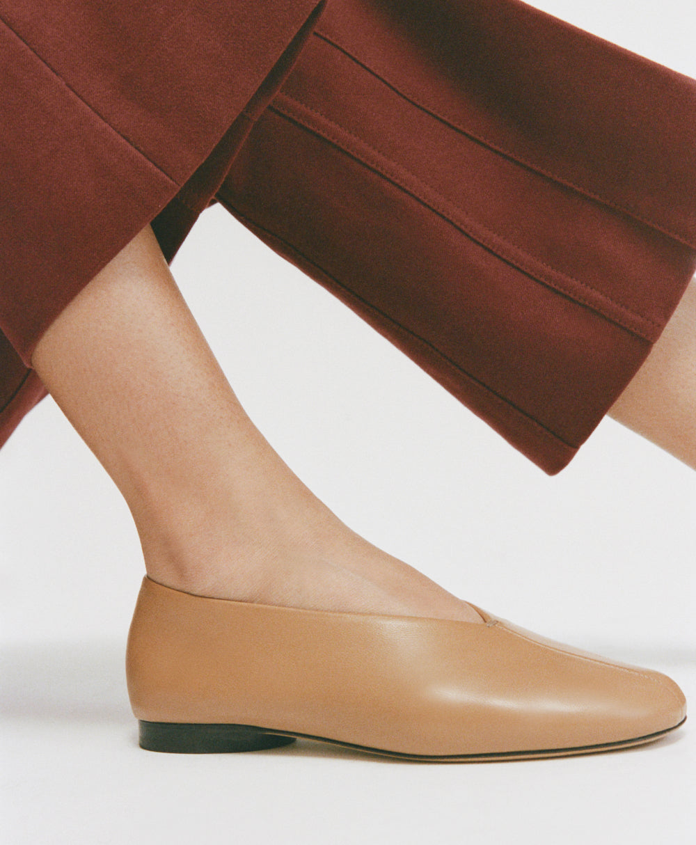 Leather glove flats 2025
