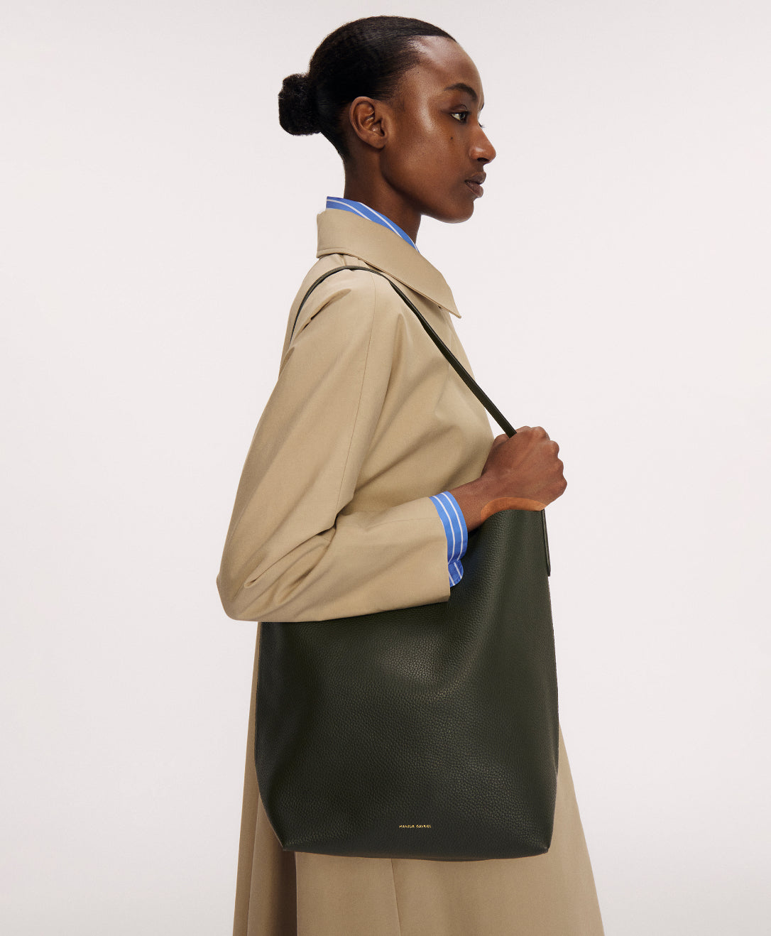 Everyday Cabas - Seaweed On Model