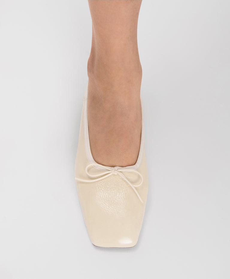 Square Toe Ballerina - on model