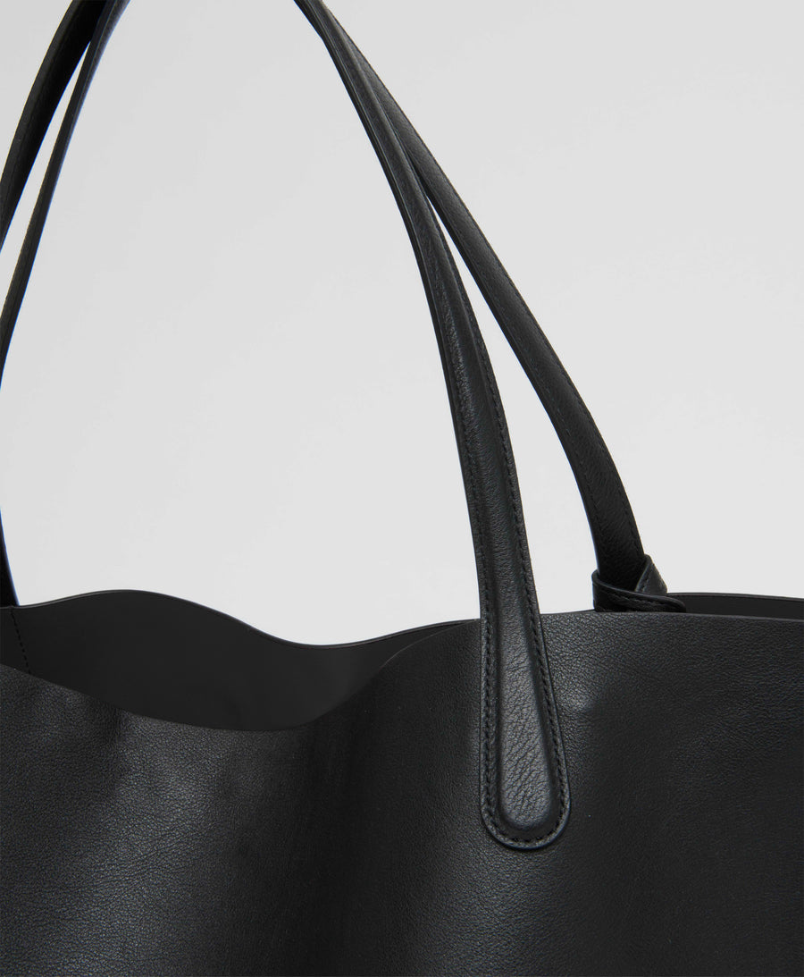 Everyday Soft Tote  -  Black/Black