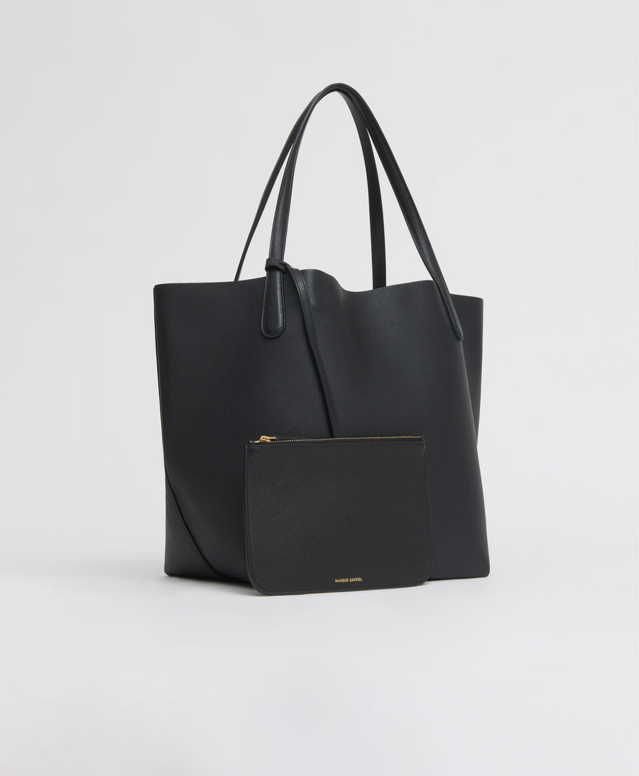 Everyday Soft Tote  -  Black/Black