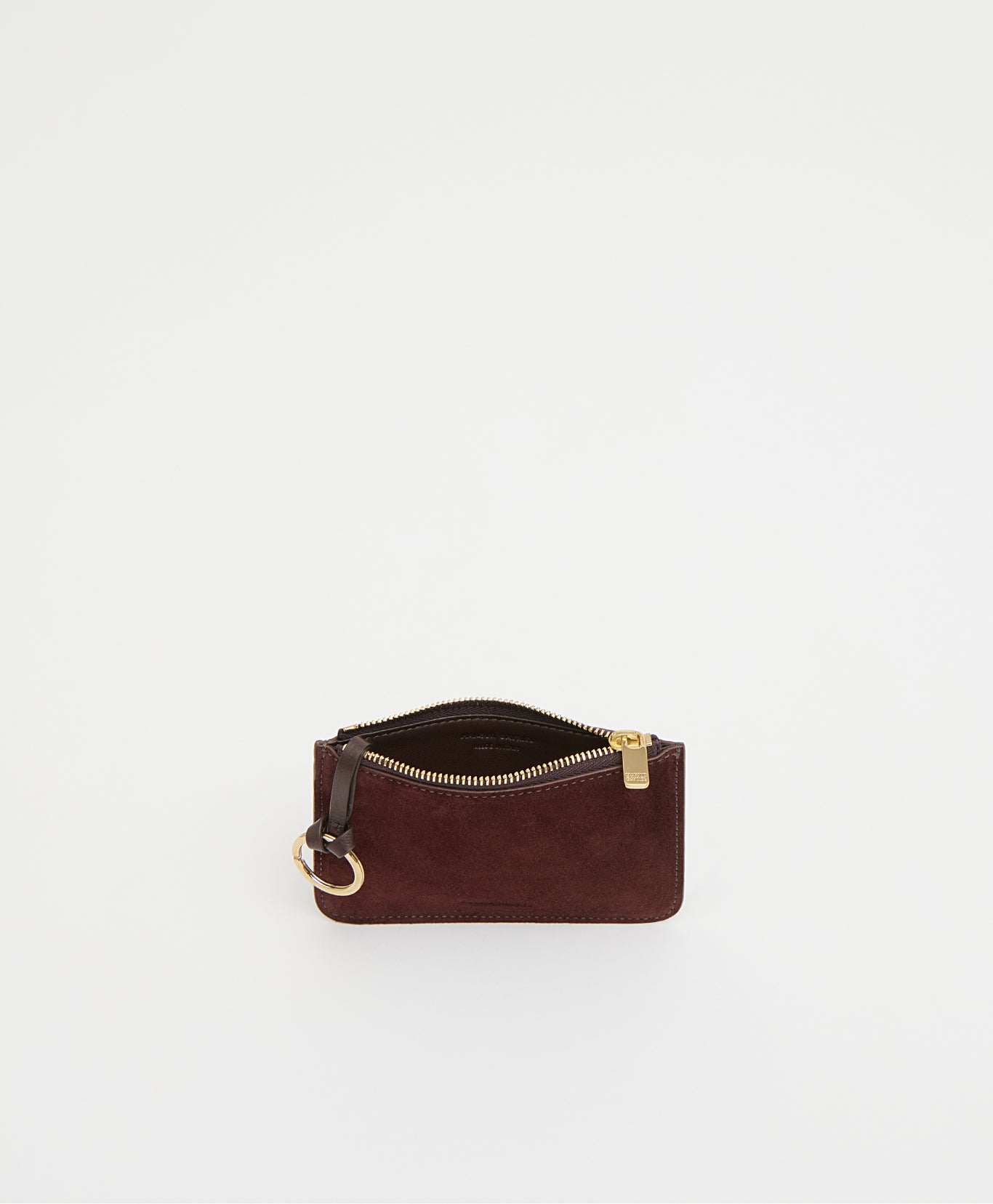 Keychain Zip Case - Crinkled Black