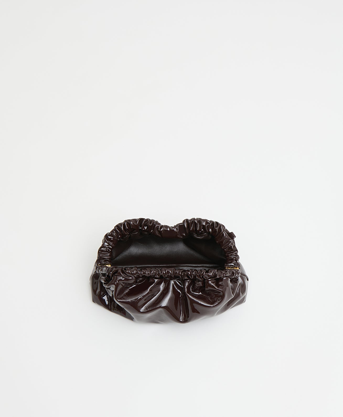 Mini Cloud Clutch - Black/Flamma