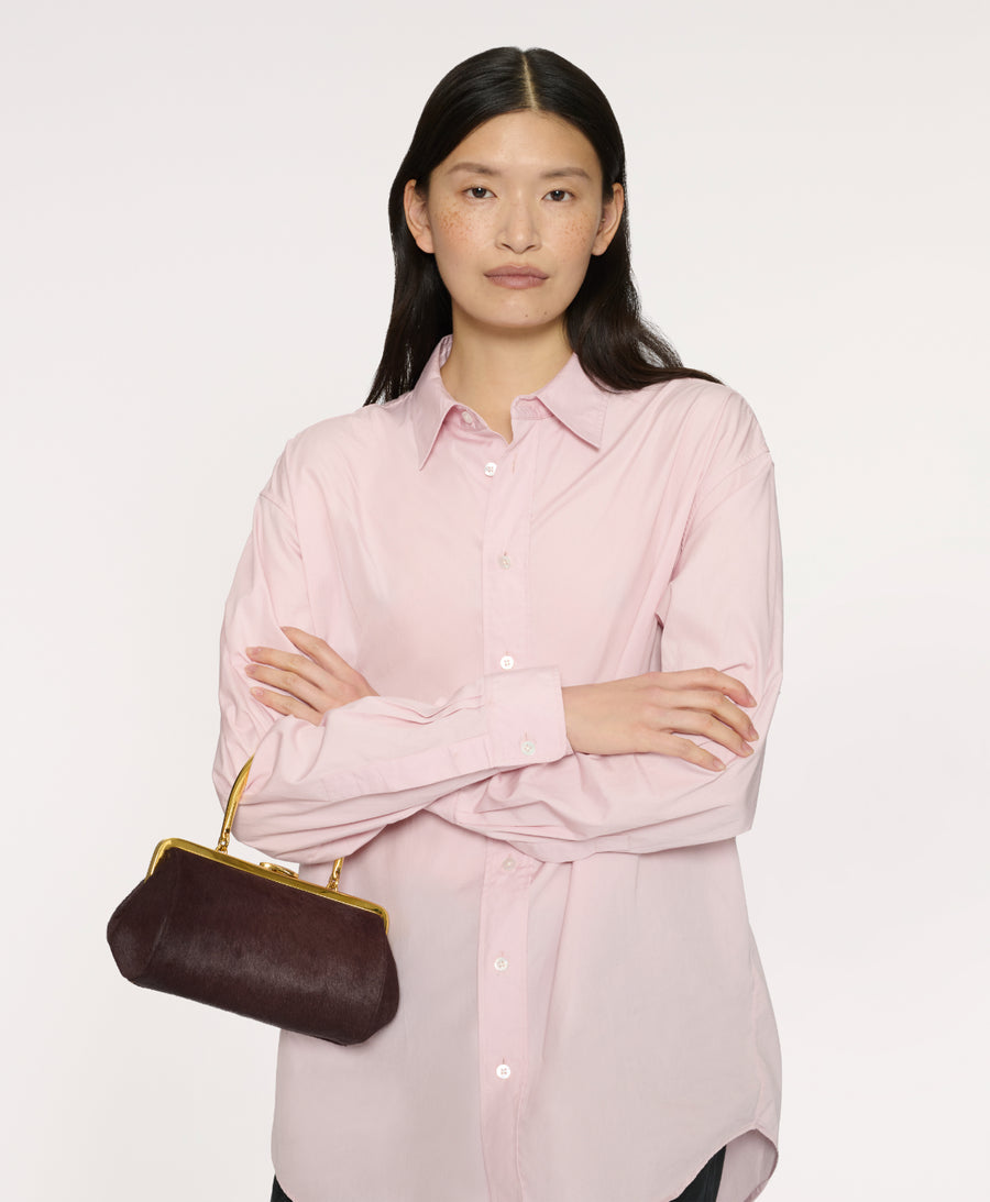 Pina Evening Bag - Plum Ponyhair view 2