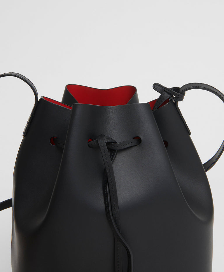 Bucket Bag  -  Black/Flamma