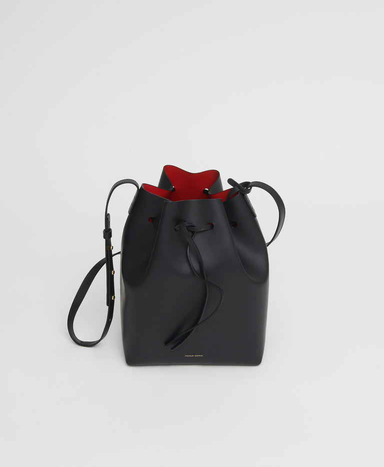Bucket Bag  -  Black/Flamma