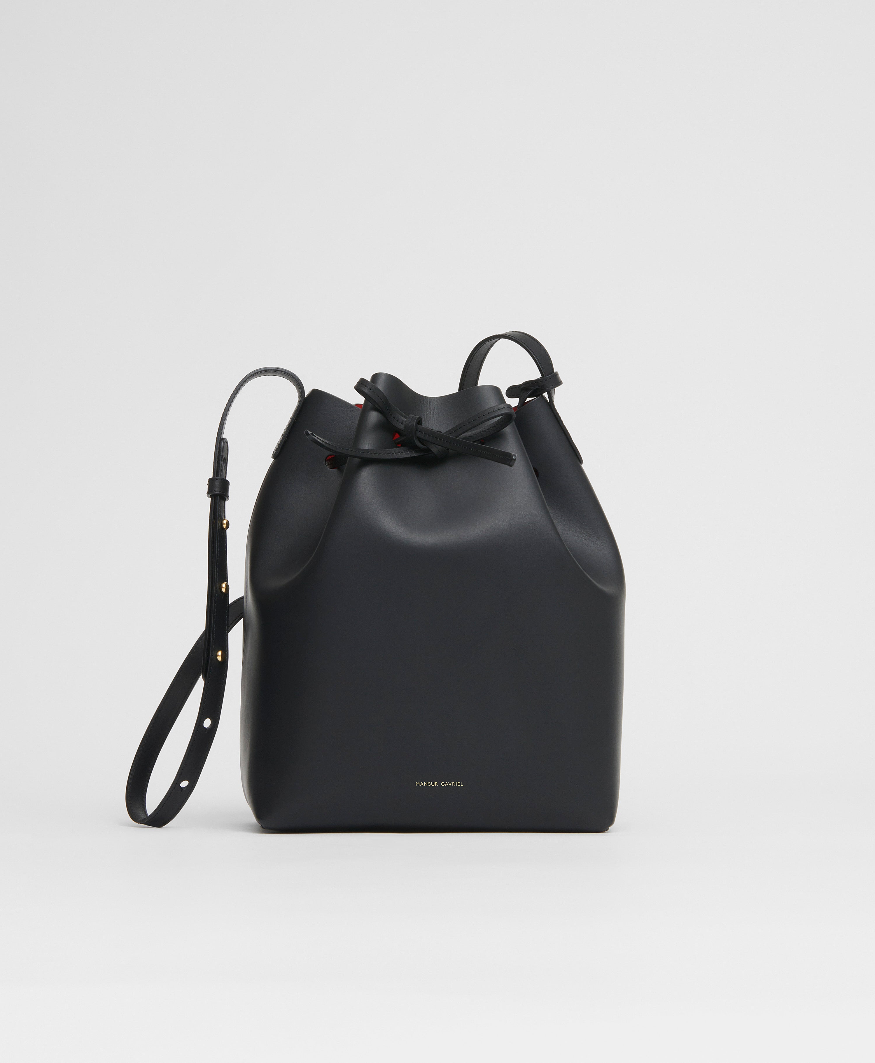 Mansur Gavriel Soft Candy Bag in Black/Flamma – Hampden Clothing