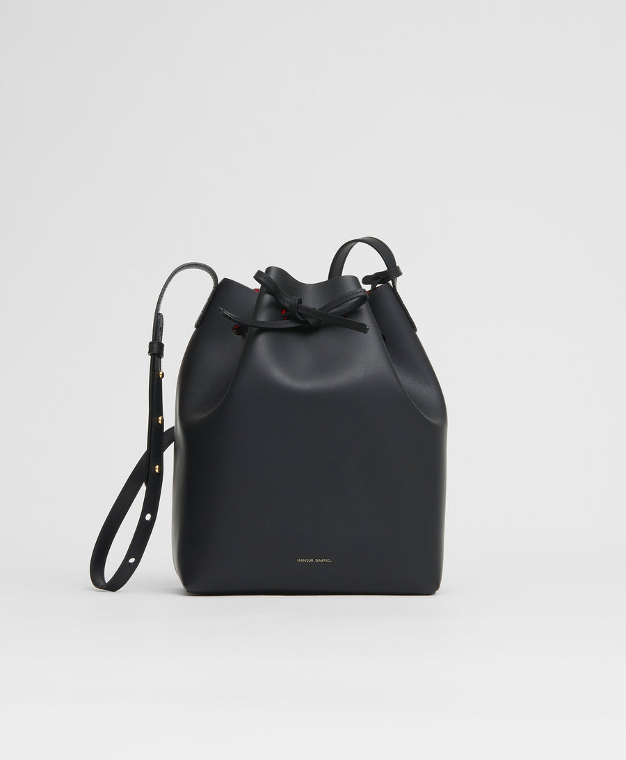 Mansur Gavriel Mini Bucket Bag - Black