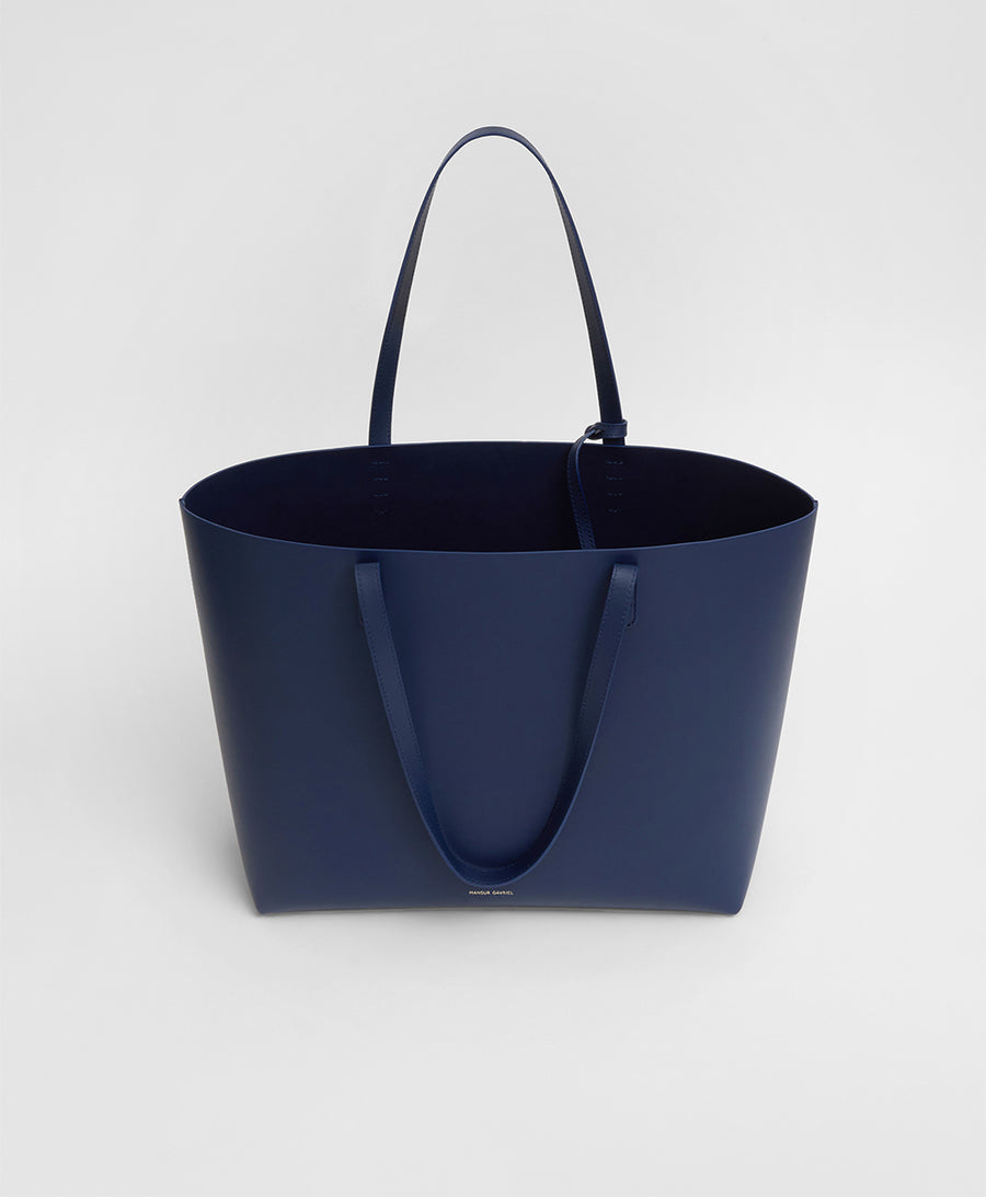 Mansur Gavriel Large Suede Handle Bag - Blue Totes, Handbags - WGY43566