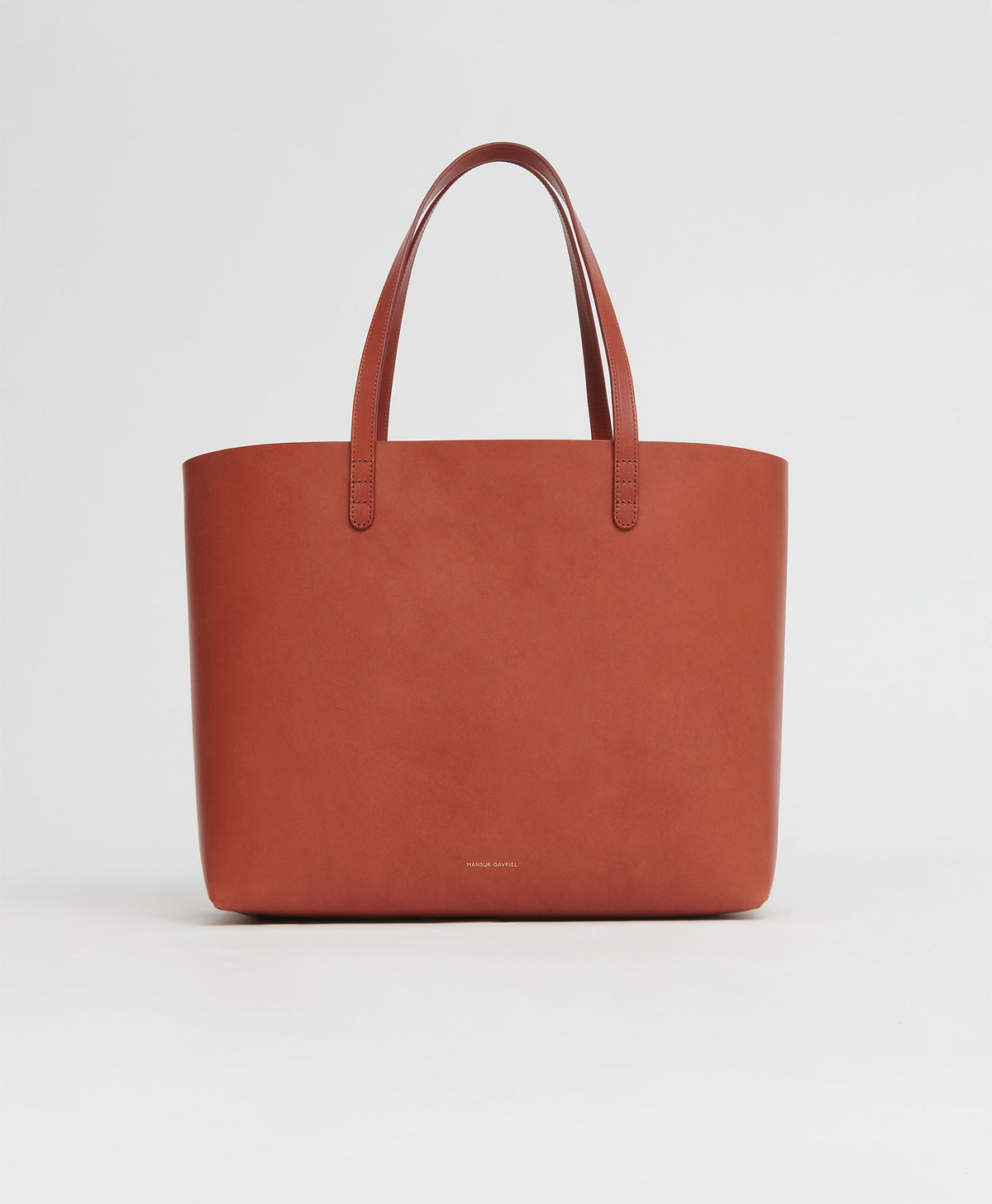 Large Tote  -  Brandy/Lime