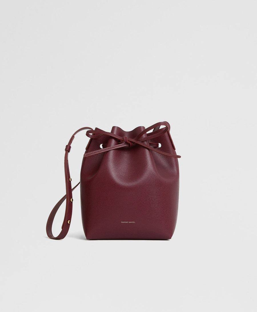 Mini saffiano leather bucket bag - Mansur Gavriel - Women