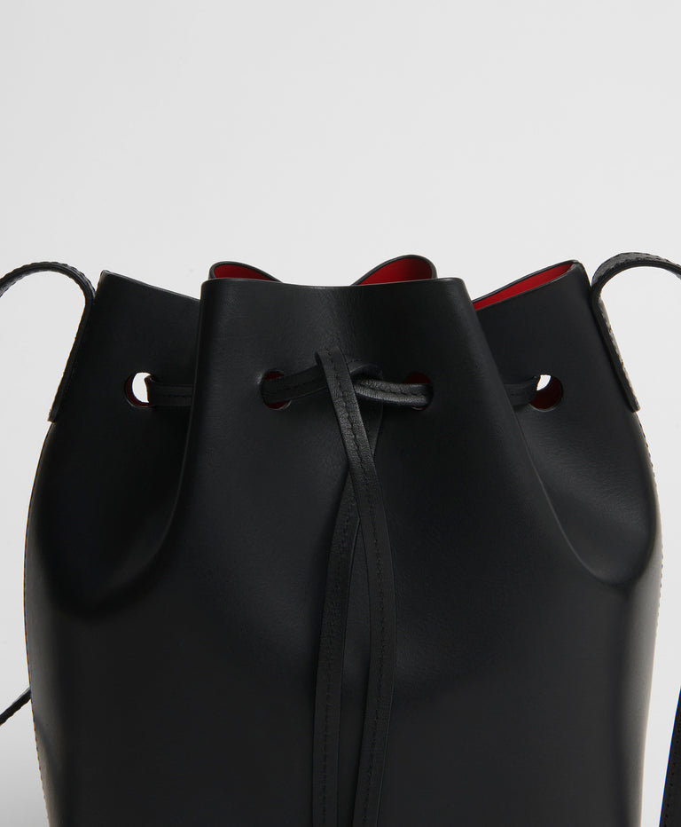 Mini Bucket Bag  -  Black/Flamma