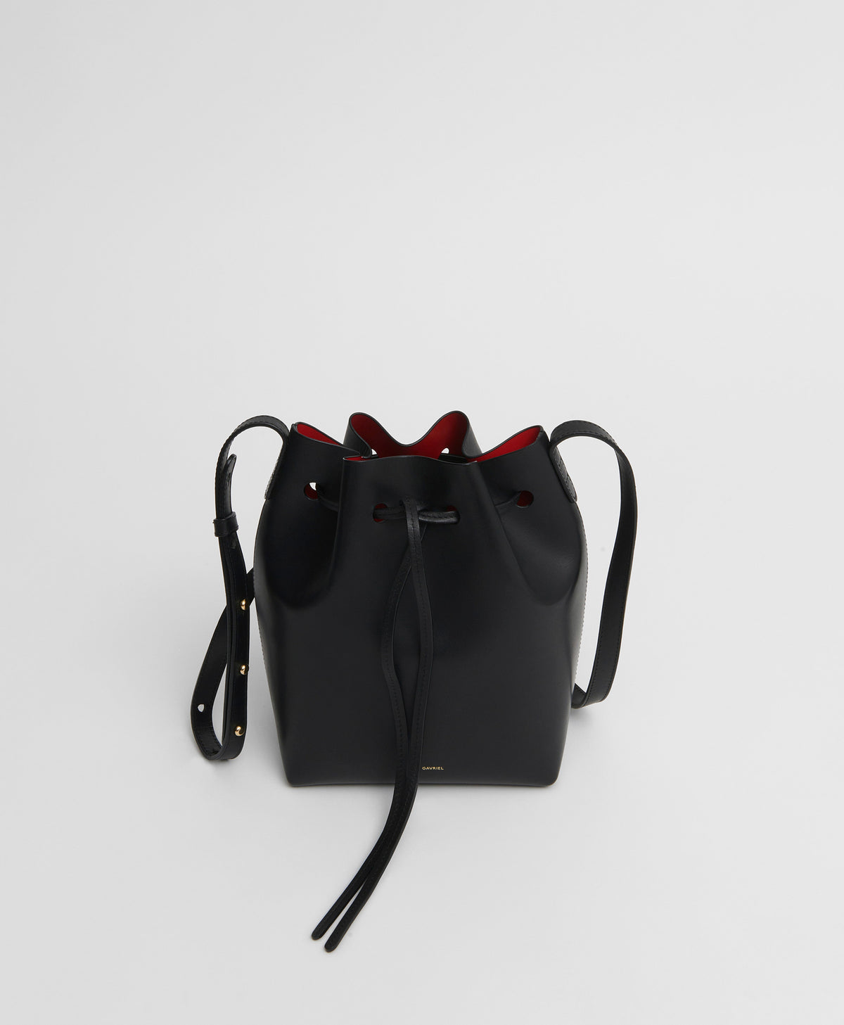 Mini Bucket Bag  -  Black/Flamma
