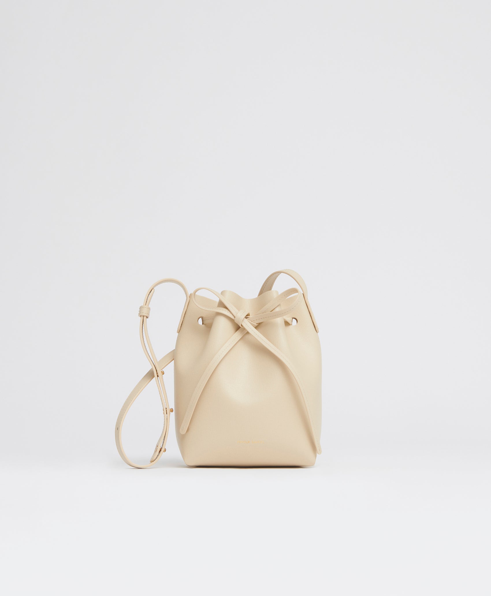 Buy QUILTED DRAWSTRING OFF-WHITE PU BUCKET BAG for Women Online in India