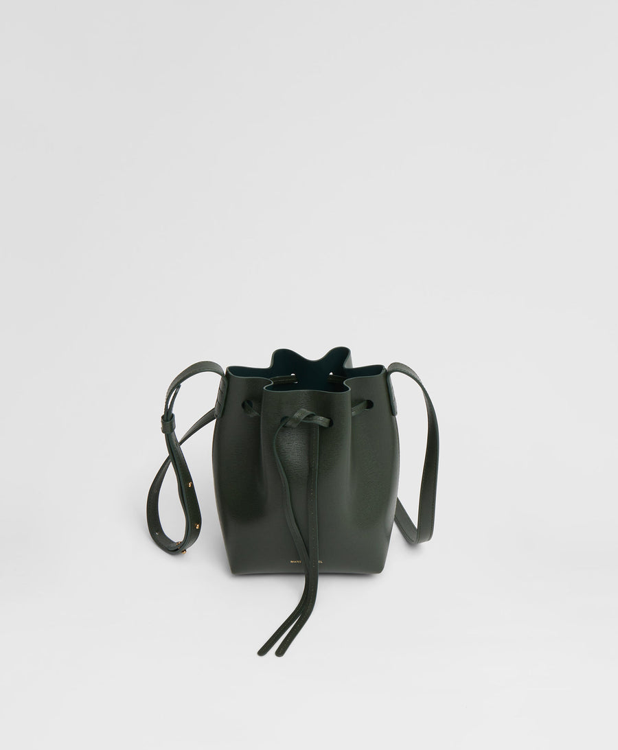 Mansur Gavriel Bucket Bag Royal Blue Leather Crossbody Bag