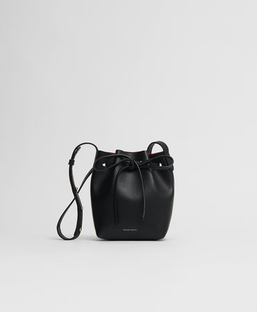Mini Mini Bucket Bag Black Flamma