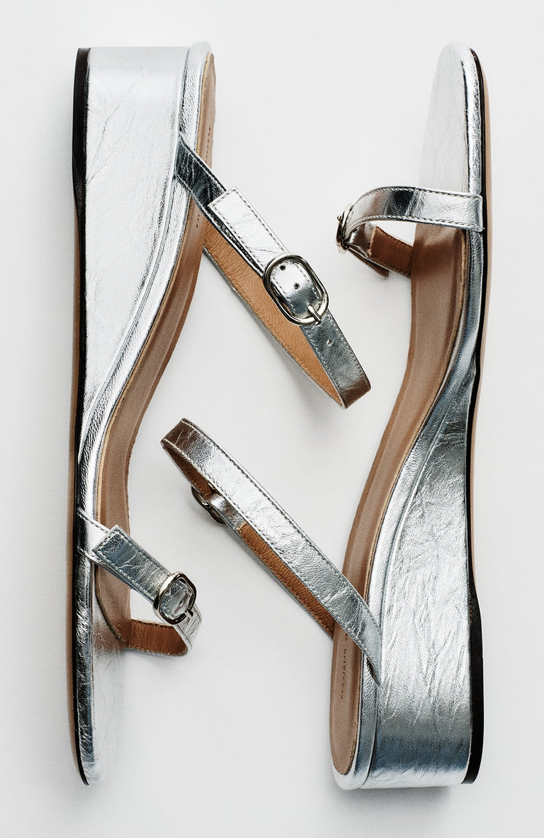 Zeppa Sandal - Silver 