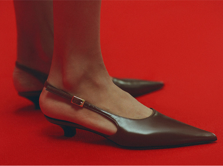Anna Slingback - Chocolate